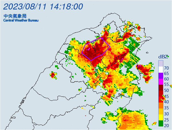 (1610更新)新竹苗栗大雷雨示警 持續時間至17時00分